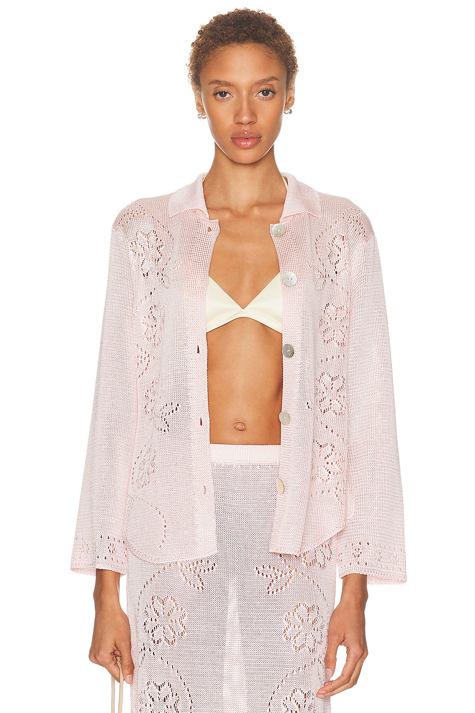 Vine Floral Long Sleeve Shirt