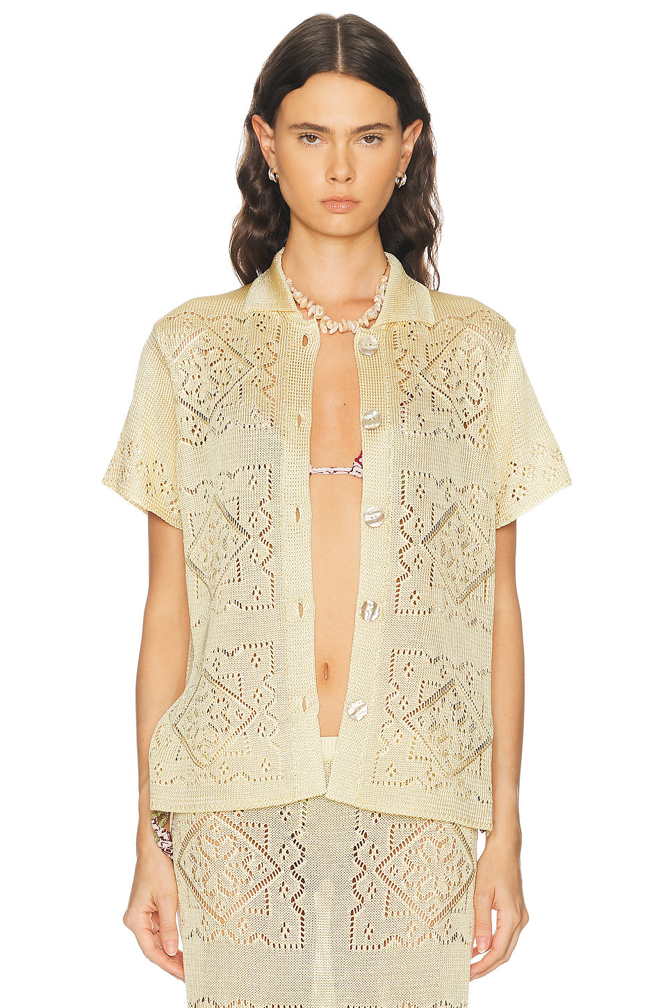 Handkerchief Short Sleeve Shirt