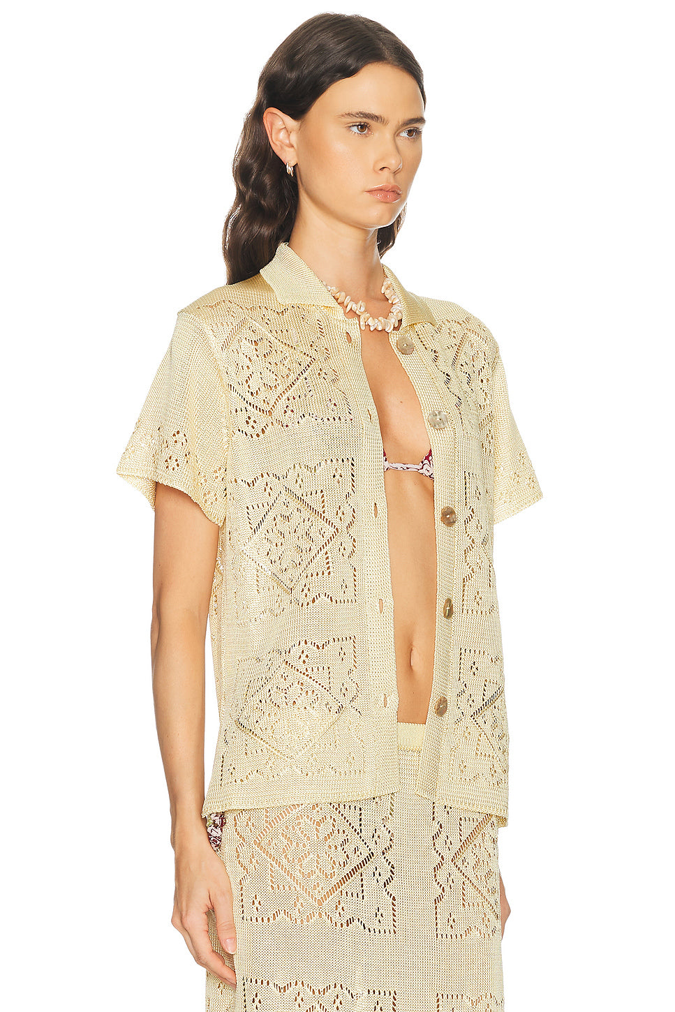 Handkerchief Short Sleeve Shirt