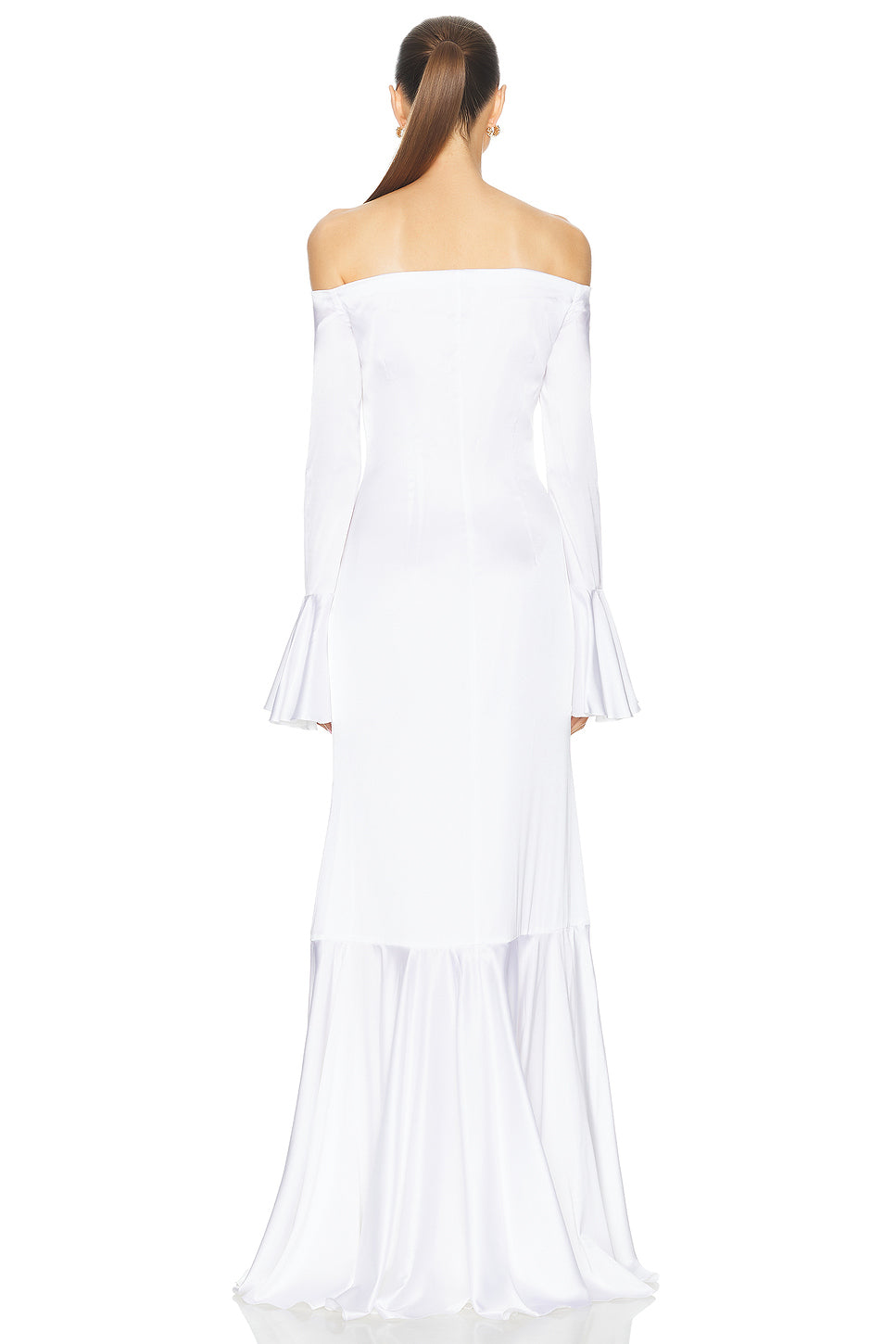 Zarina Off Shoulder Trumpet Gown