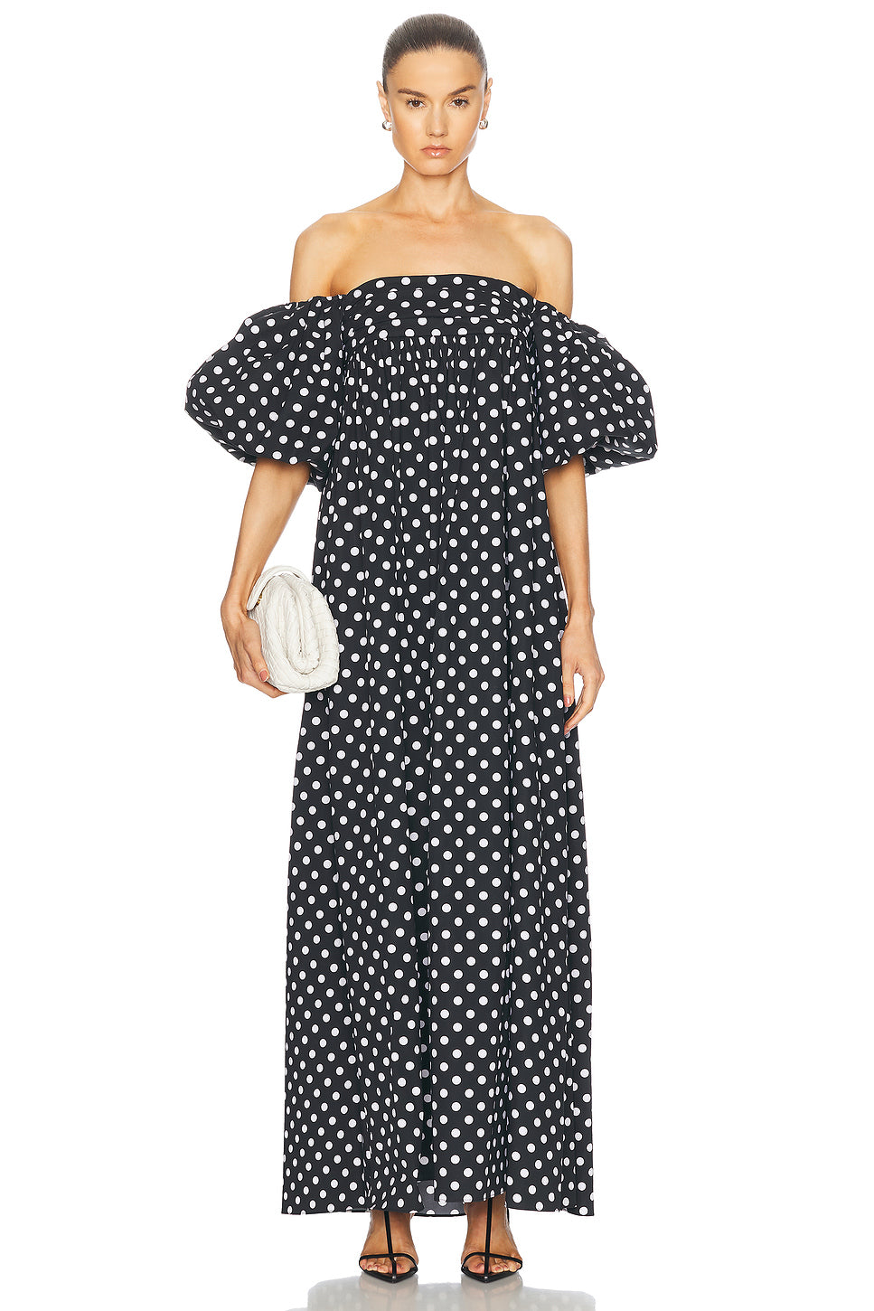 Emilia Ruched Empire Maxi Dress