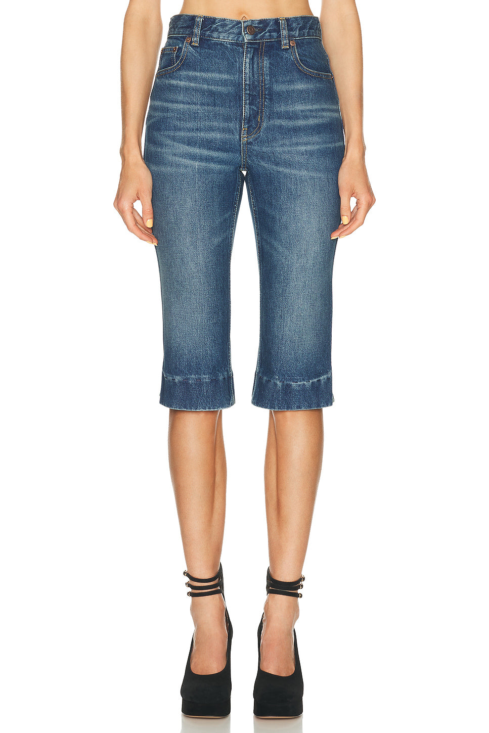 Denim Capri Pant