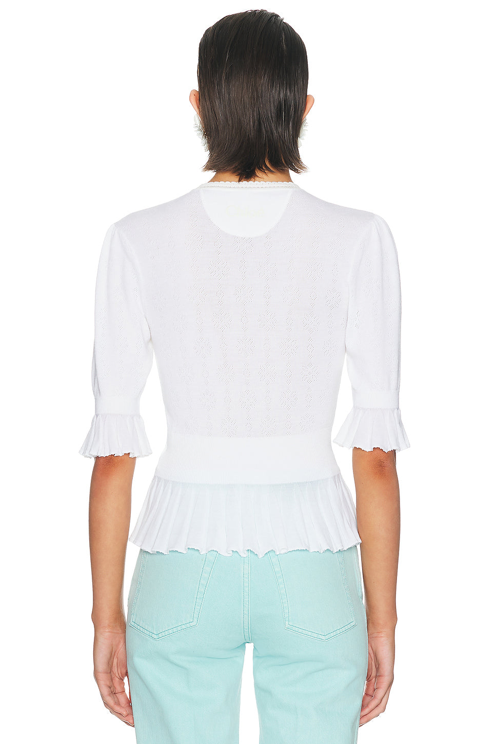 Pointelle Sweater