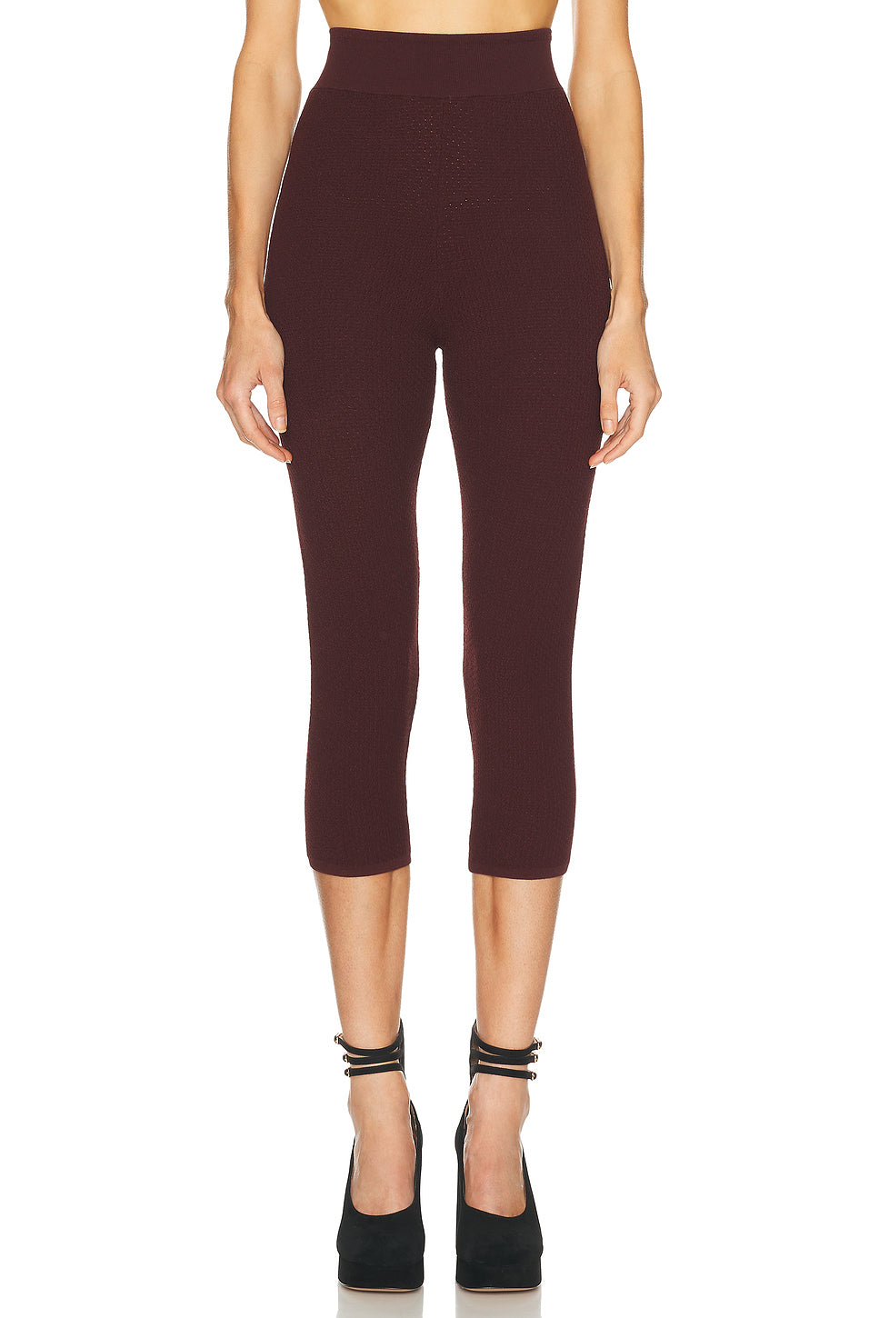 Stretch Knit Capri Pant