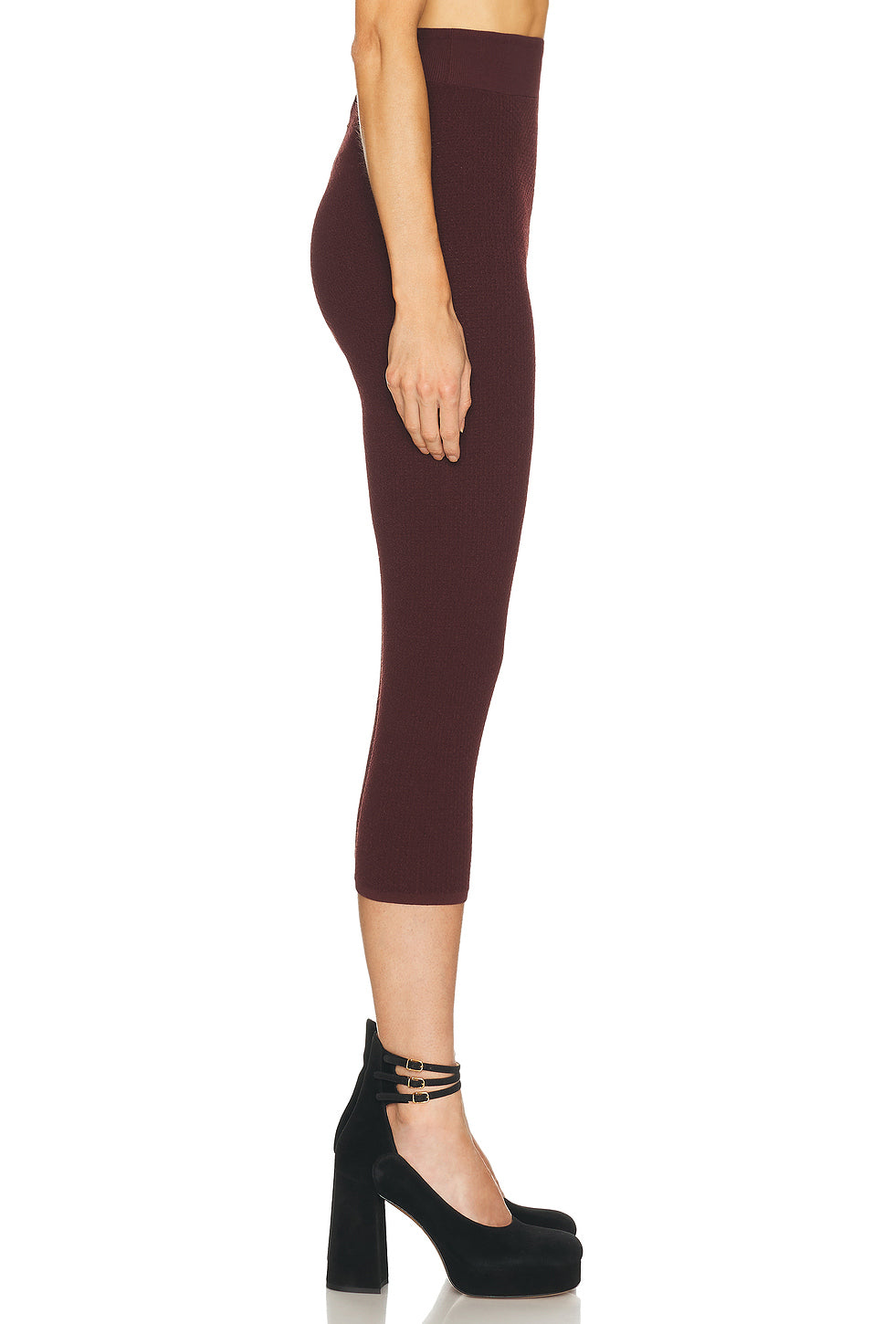 Stretch Knit Capri Pant