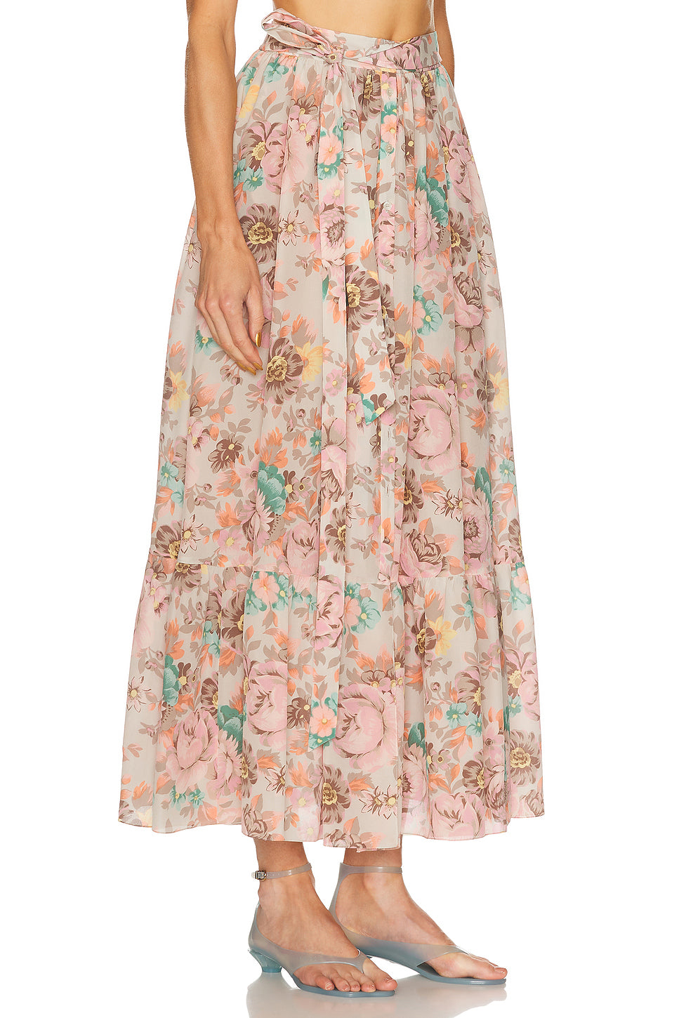 Silk Maxi Skirt