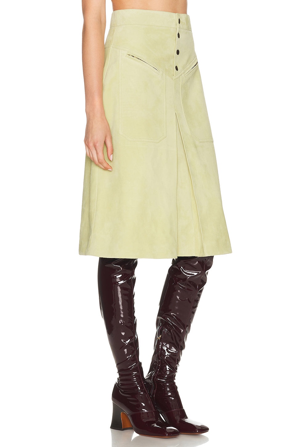 Suede Skirt