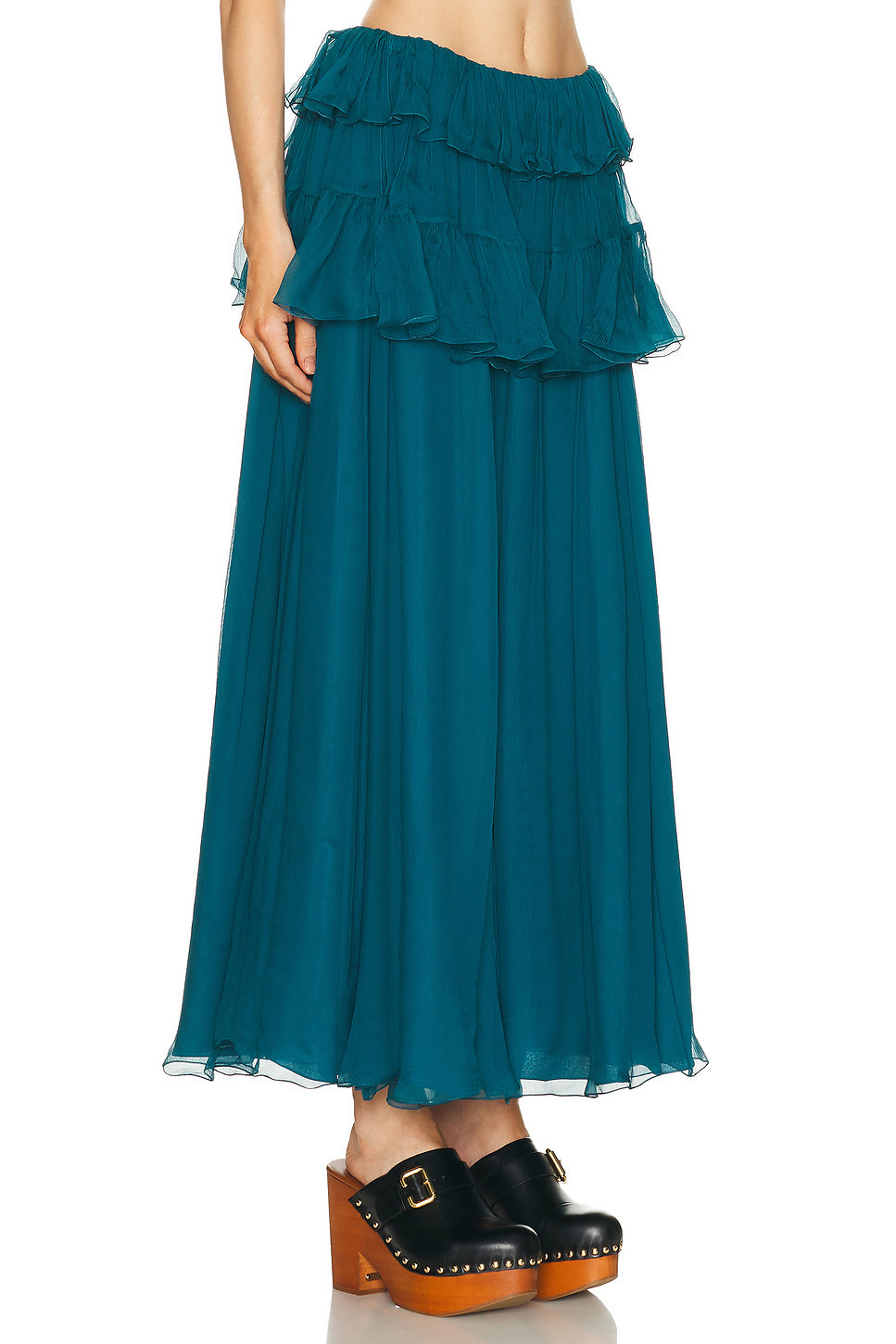 Tiered Maxi Skirt