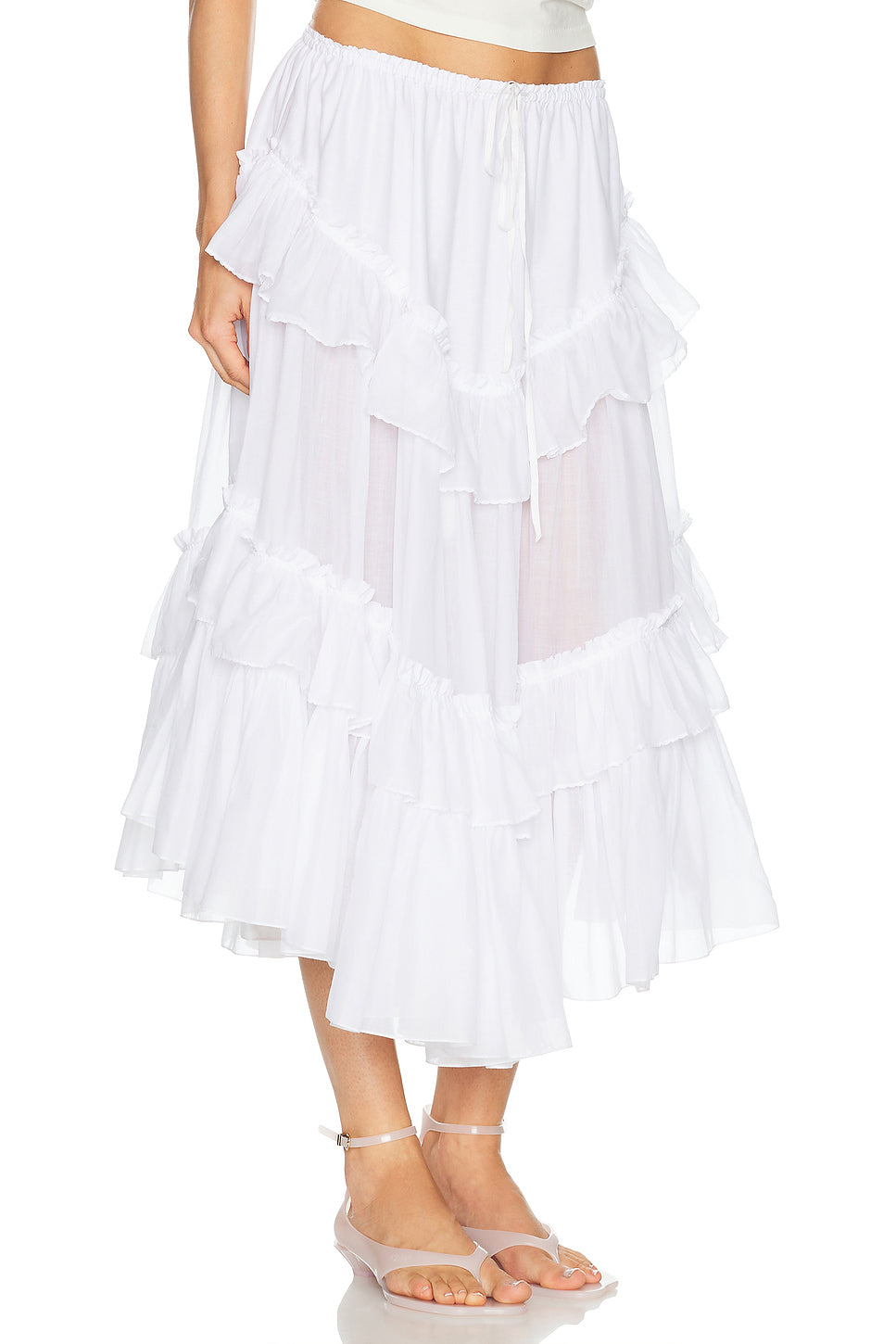 Tiered Maxi Skirt