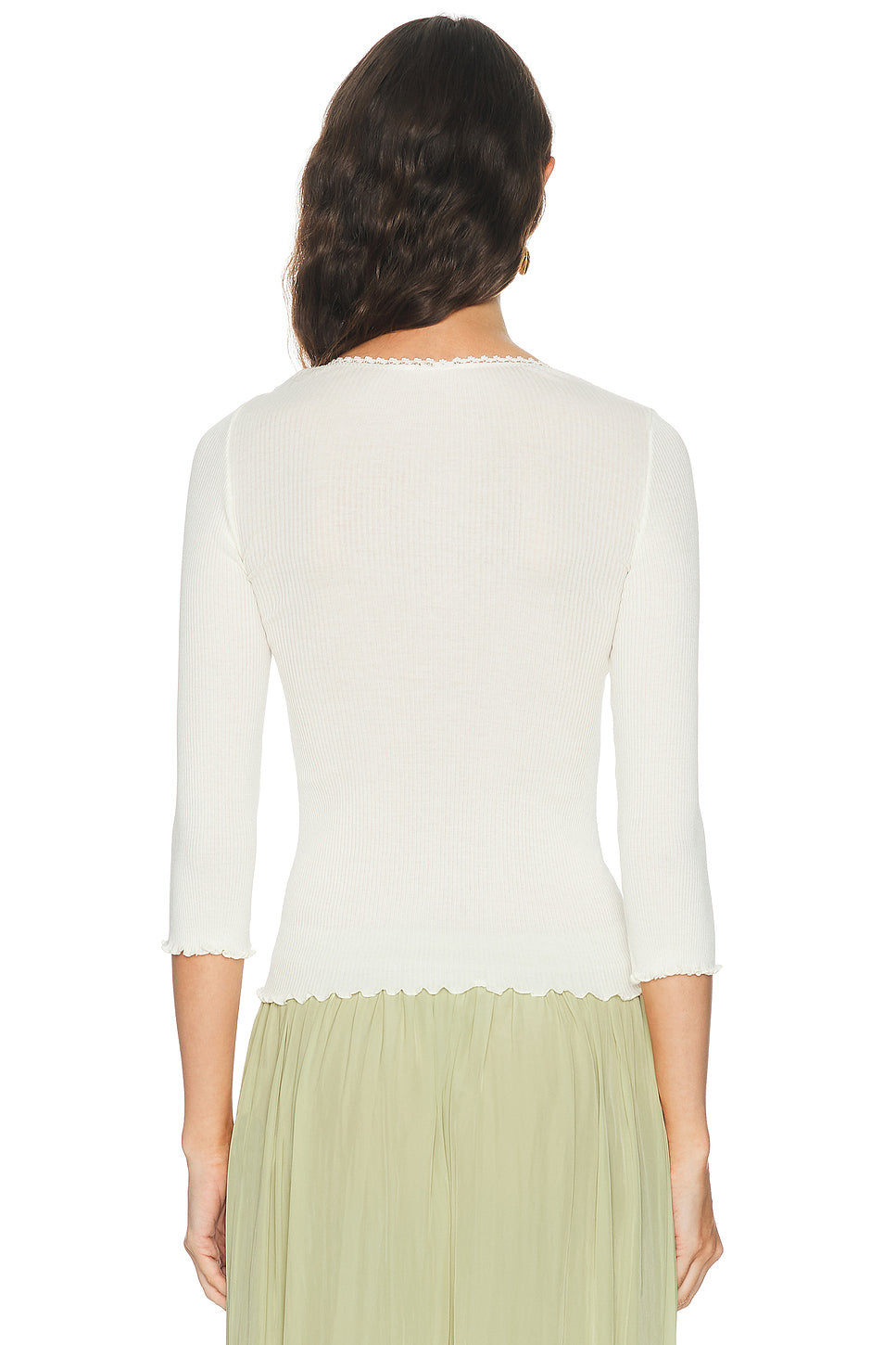 Rib Cotton Jersey Top