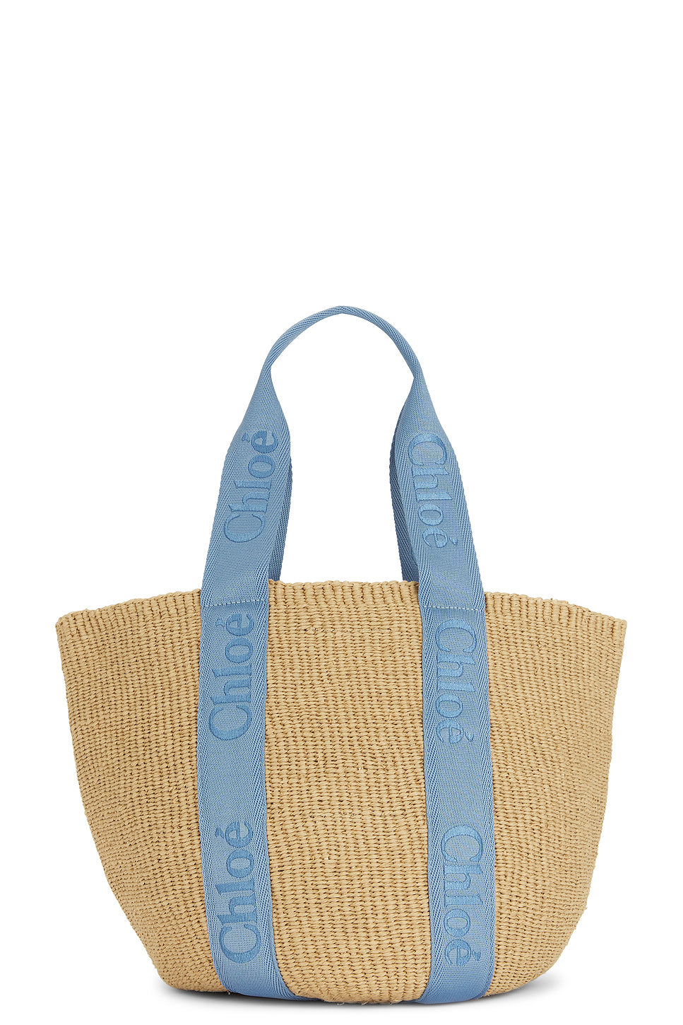 Woody Raffia Tote Bag