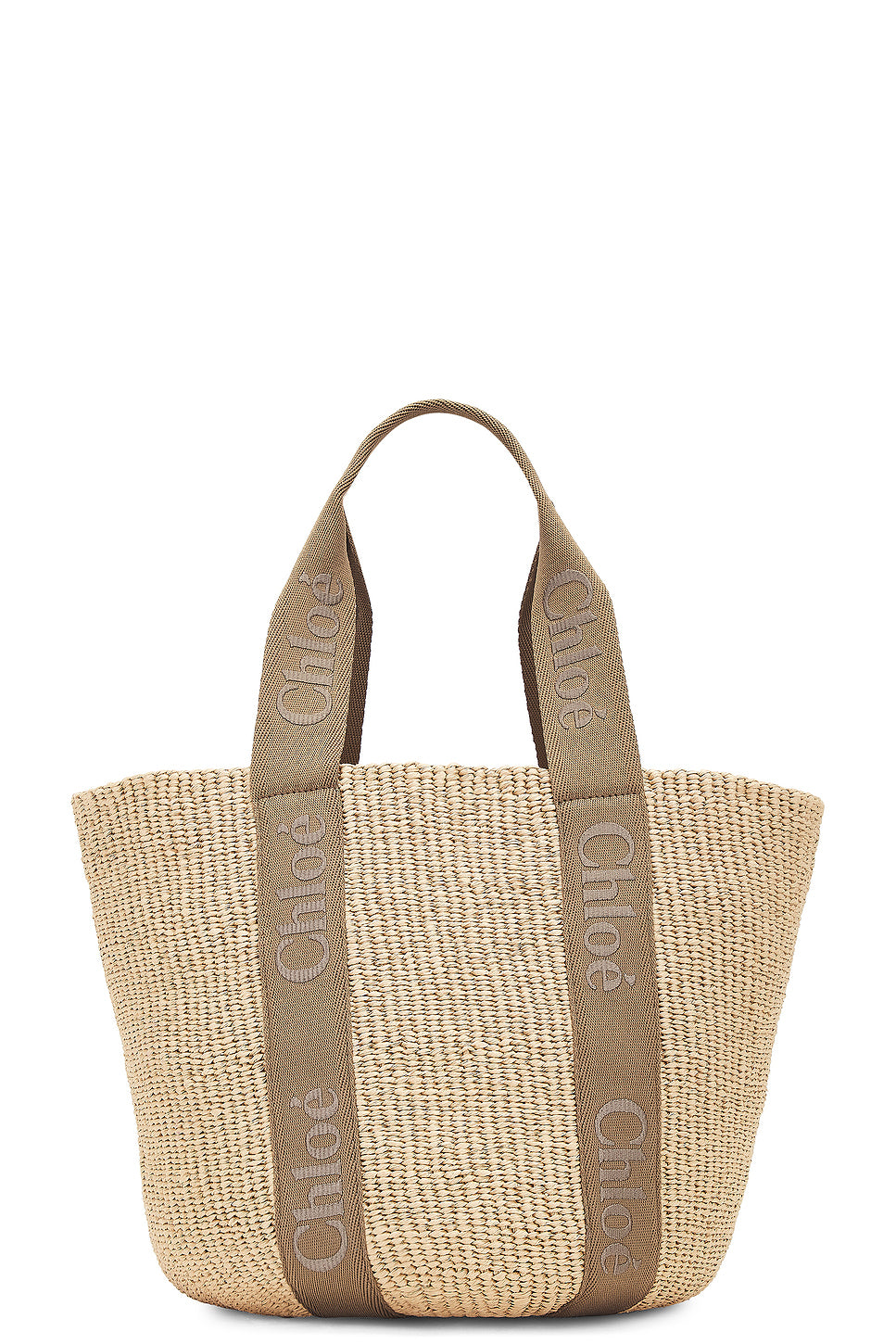 Woody Large Basket Tote Bag