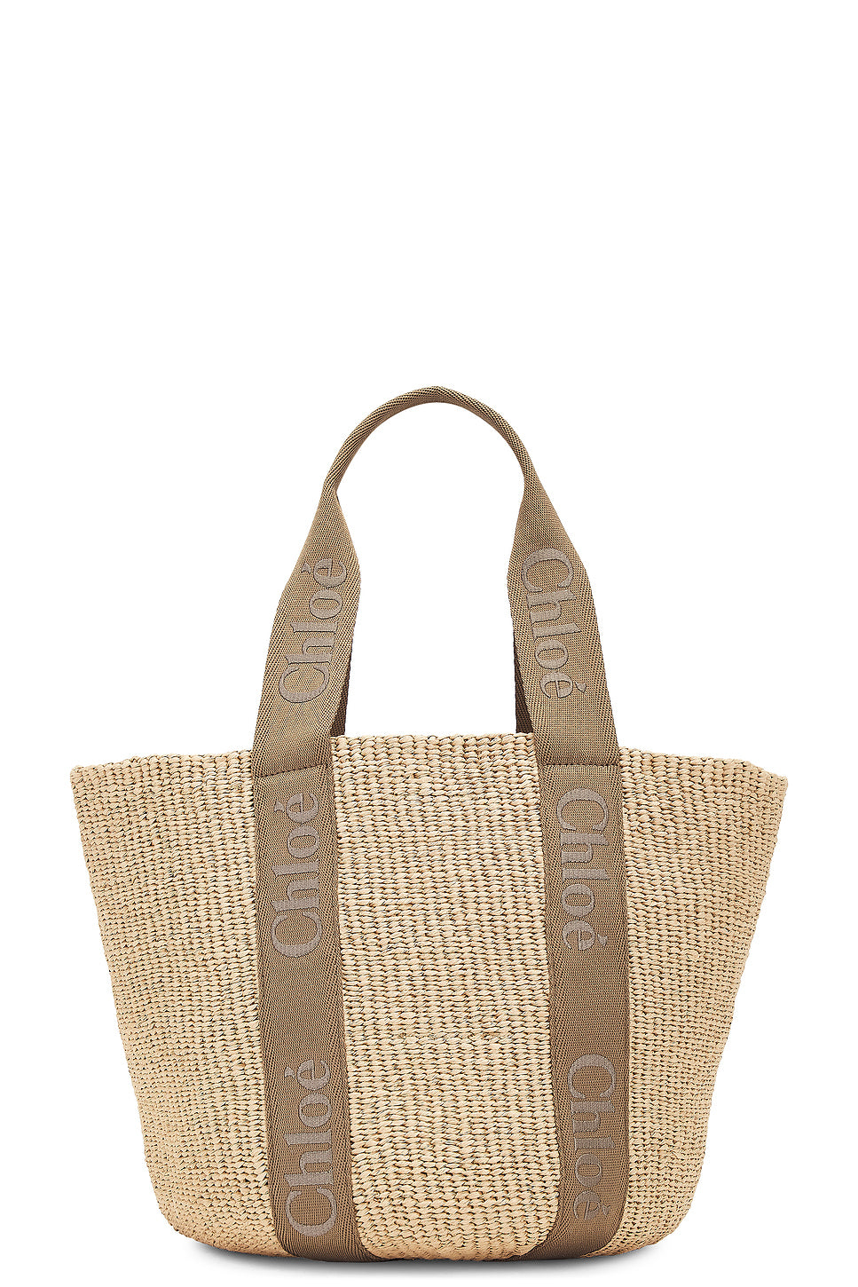 Woody Large Basket Tote Bag