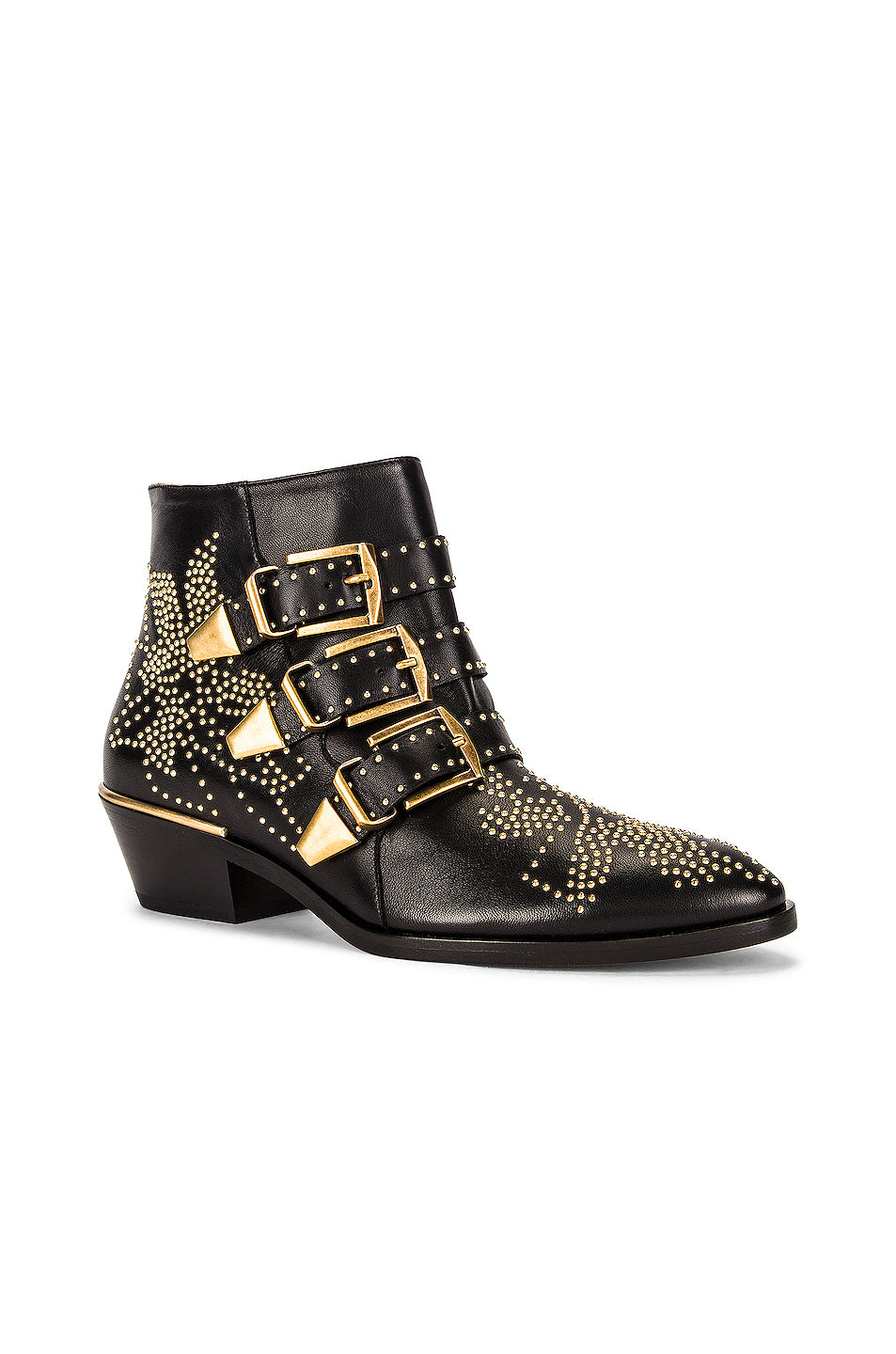 Susanna Leather Studded Booties