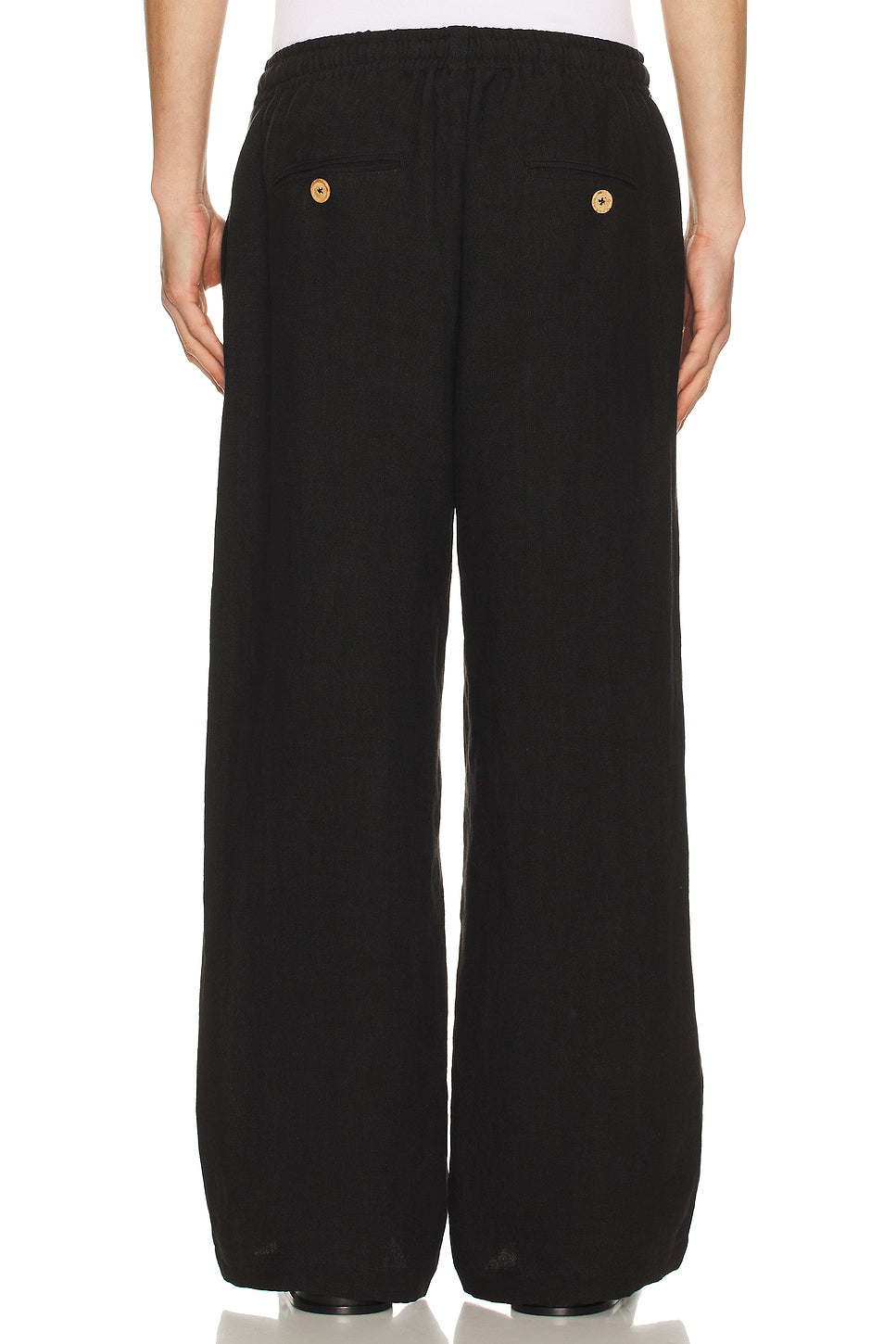 Wide Leg Linen Trousers