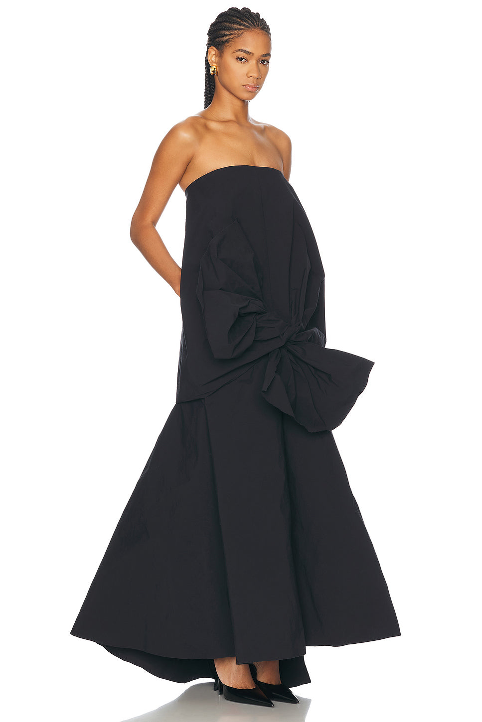 Tie Front Bubble Gown