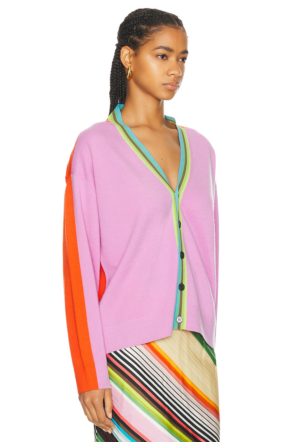 Convertible Colorblock Cardigan