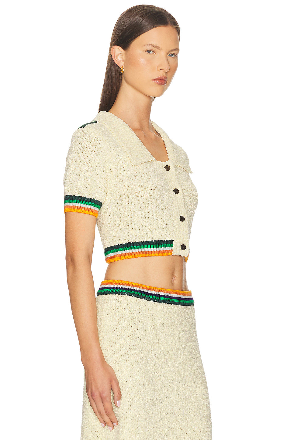 Cropped Polo Top