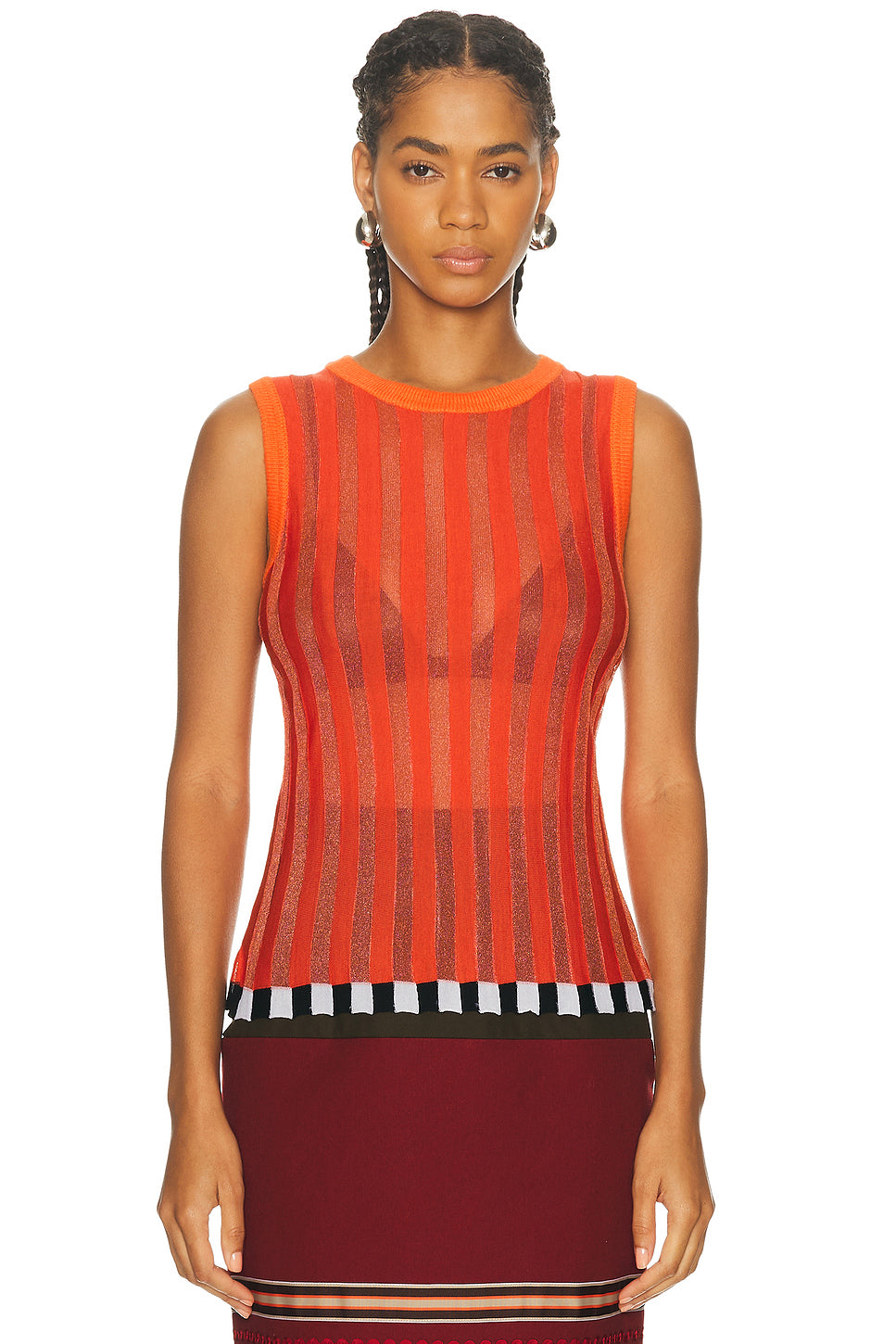 Pleated Shell Top