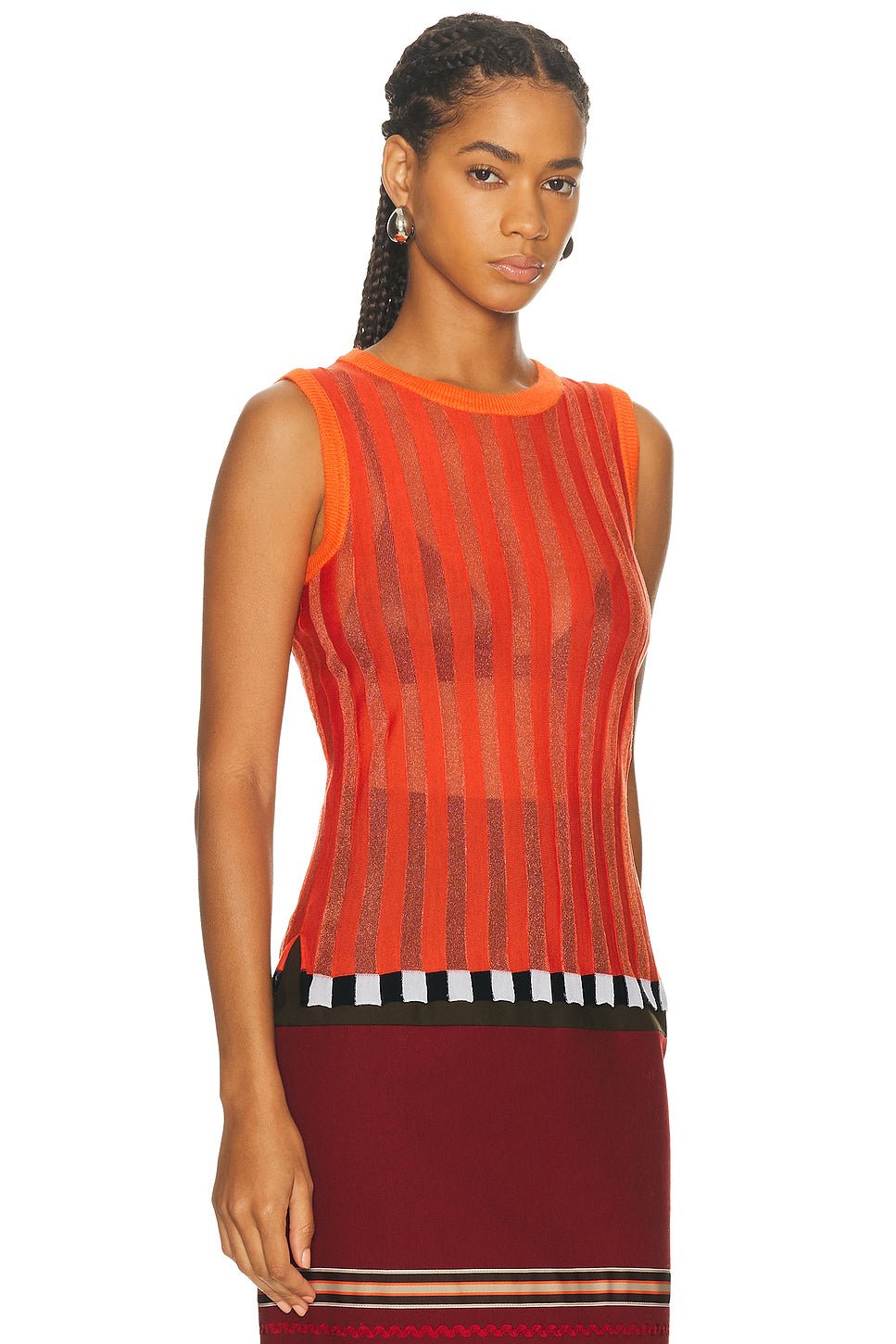 Pleated Shell Top