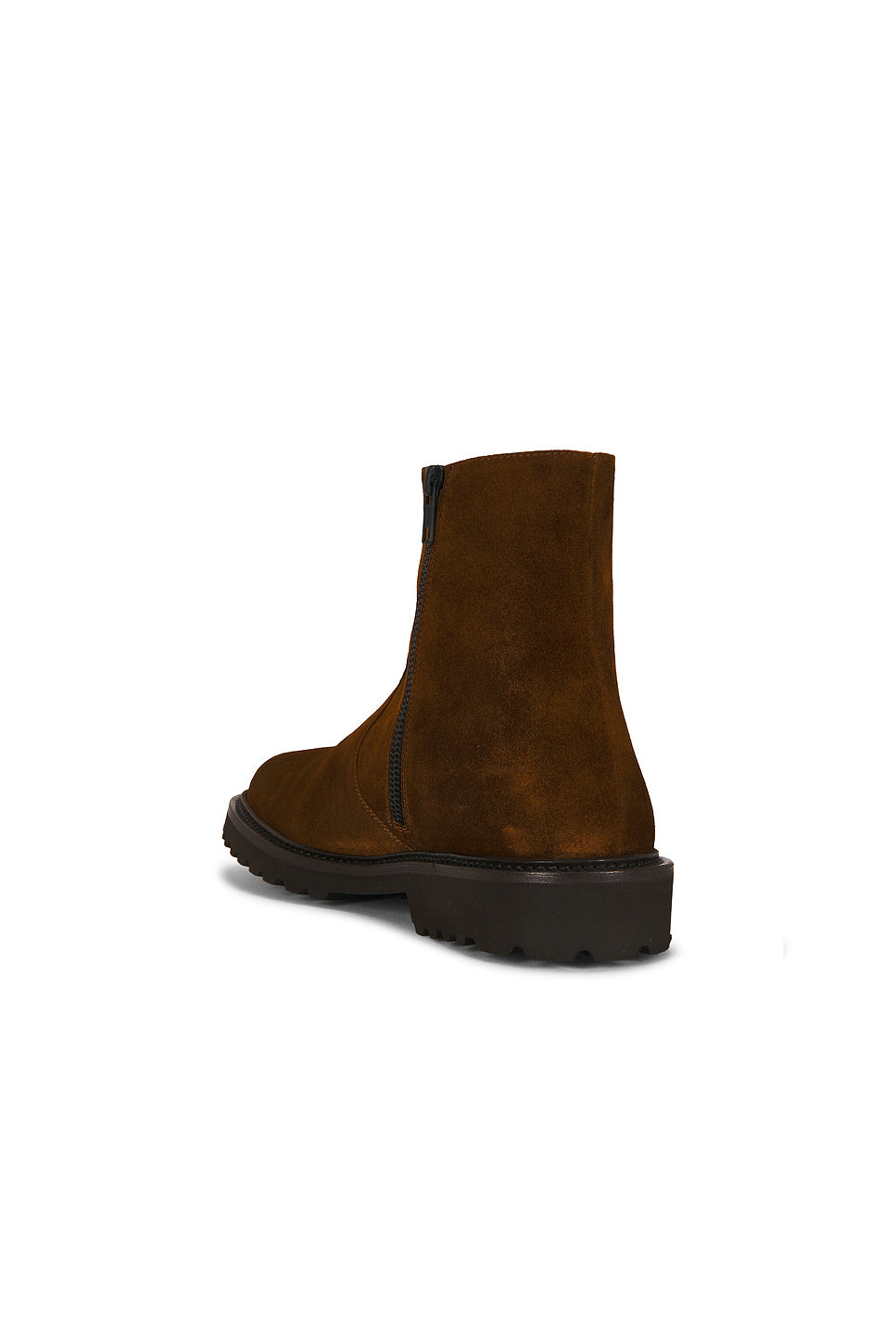 Suede Zipper Boot Piuma