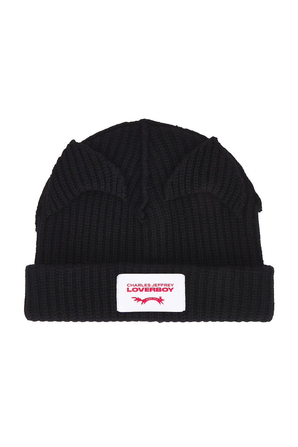 帽子 SUPERSIZED CHUNKY EARS BEANIE Charles Jeffrey LOVERBOY: Gray Supersized Chunky Ears Beanie