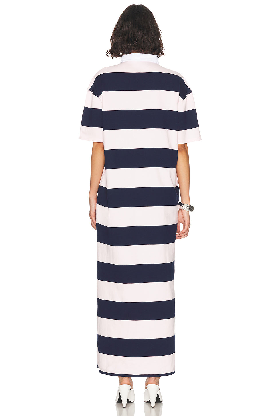 Striped Long Polo Dress