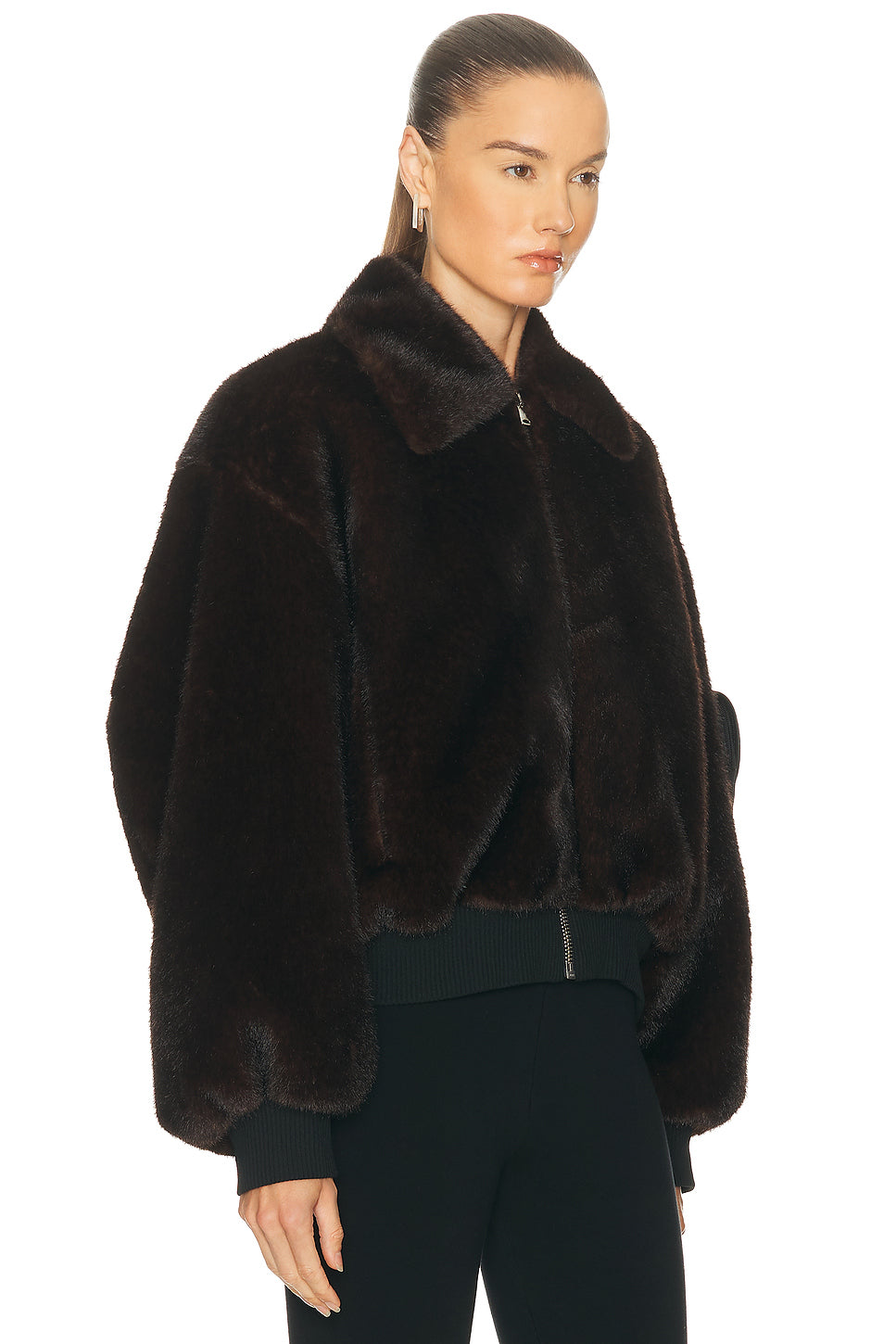 Faux Fur Bomber Jacket