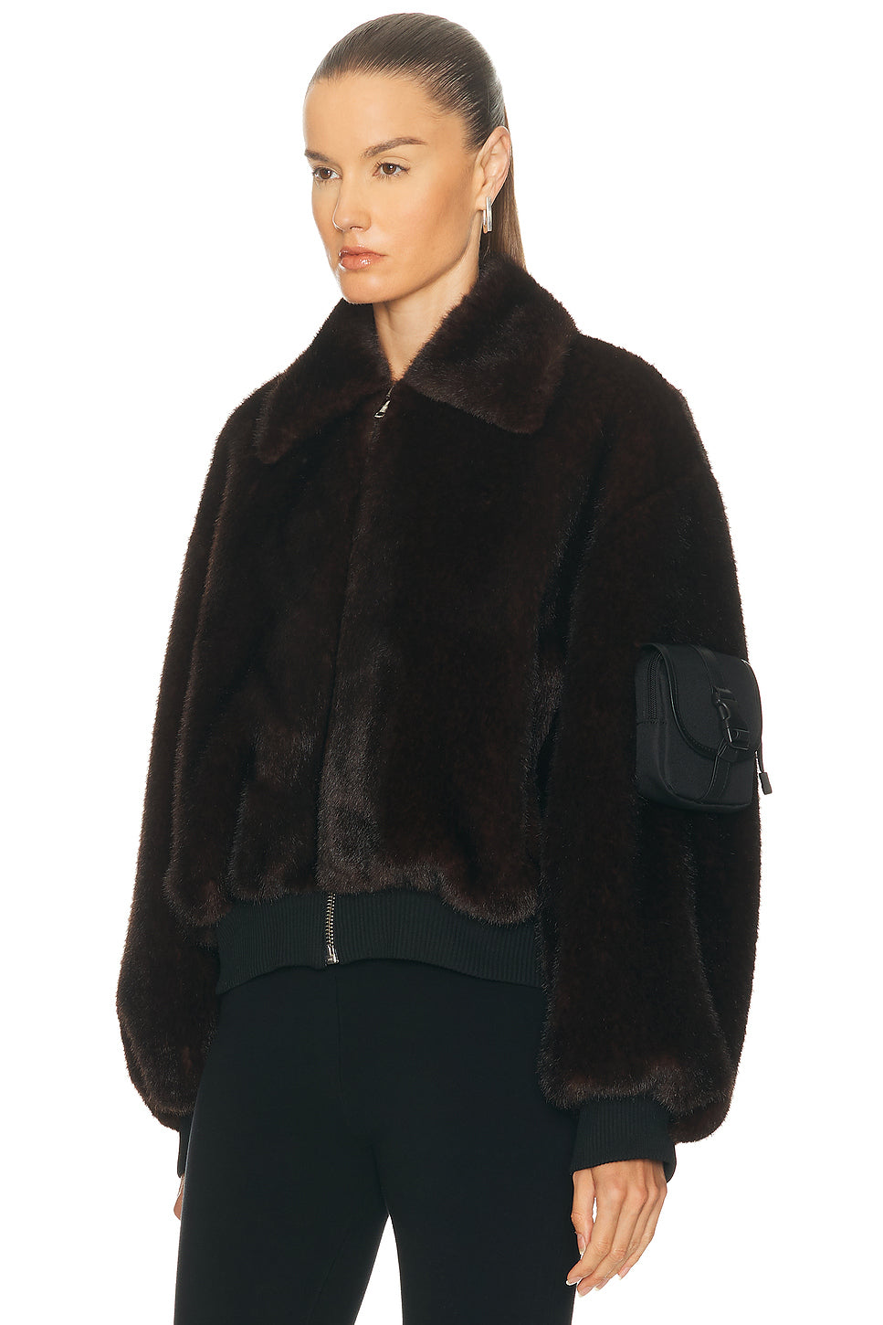 Faux Fur Bomber Jacket