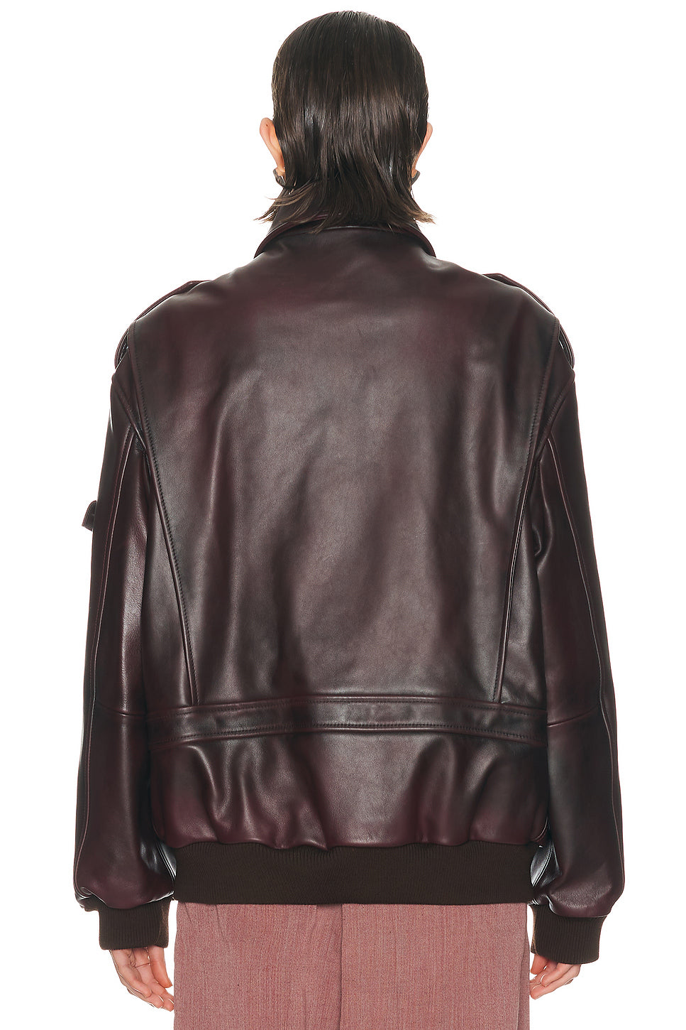 Oversized Leather Jacket