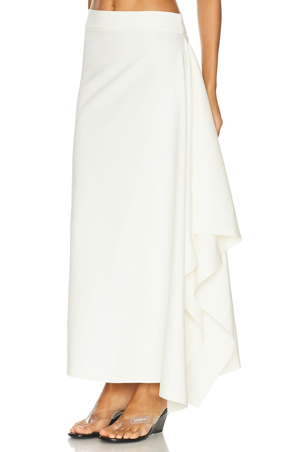 Zero Waste Draped Long Skirt