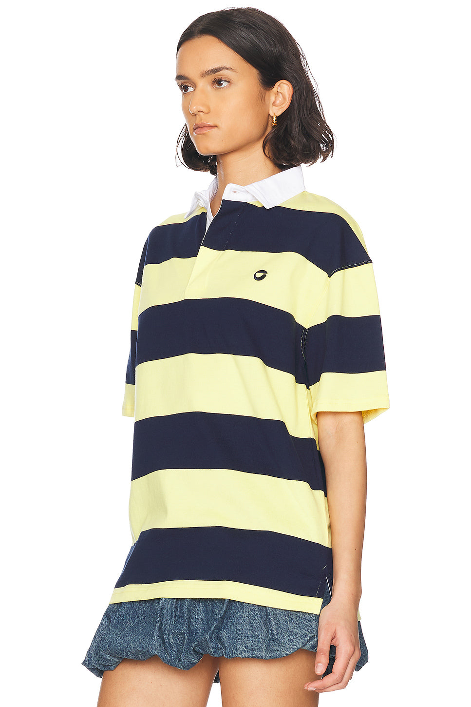 Striped Polo Top