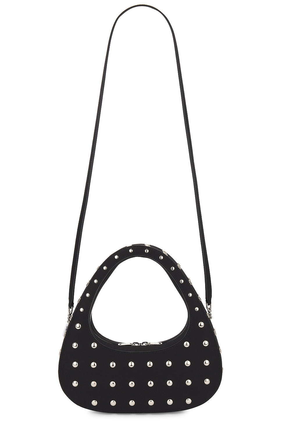 Studded Crossbody Baguette Swipe Bag