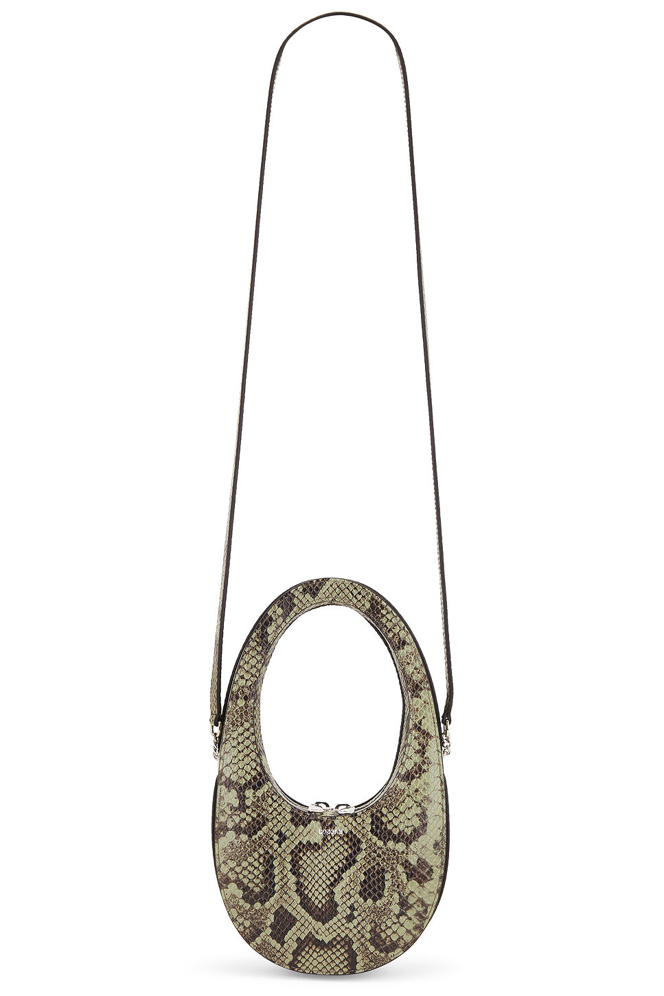 Python Printed Crossbody Mini Swipe Bag