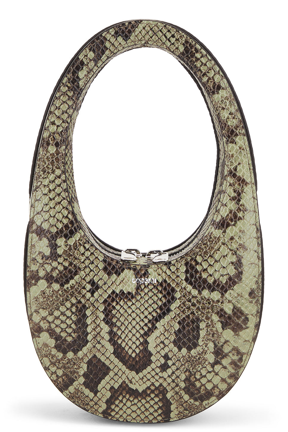 Python Printed Crossbody Mini Swipe Bag