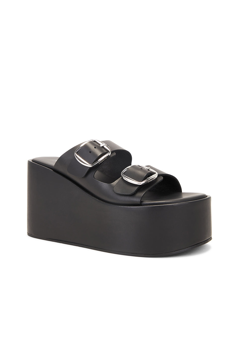 Buckle Wedge Sandal