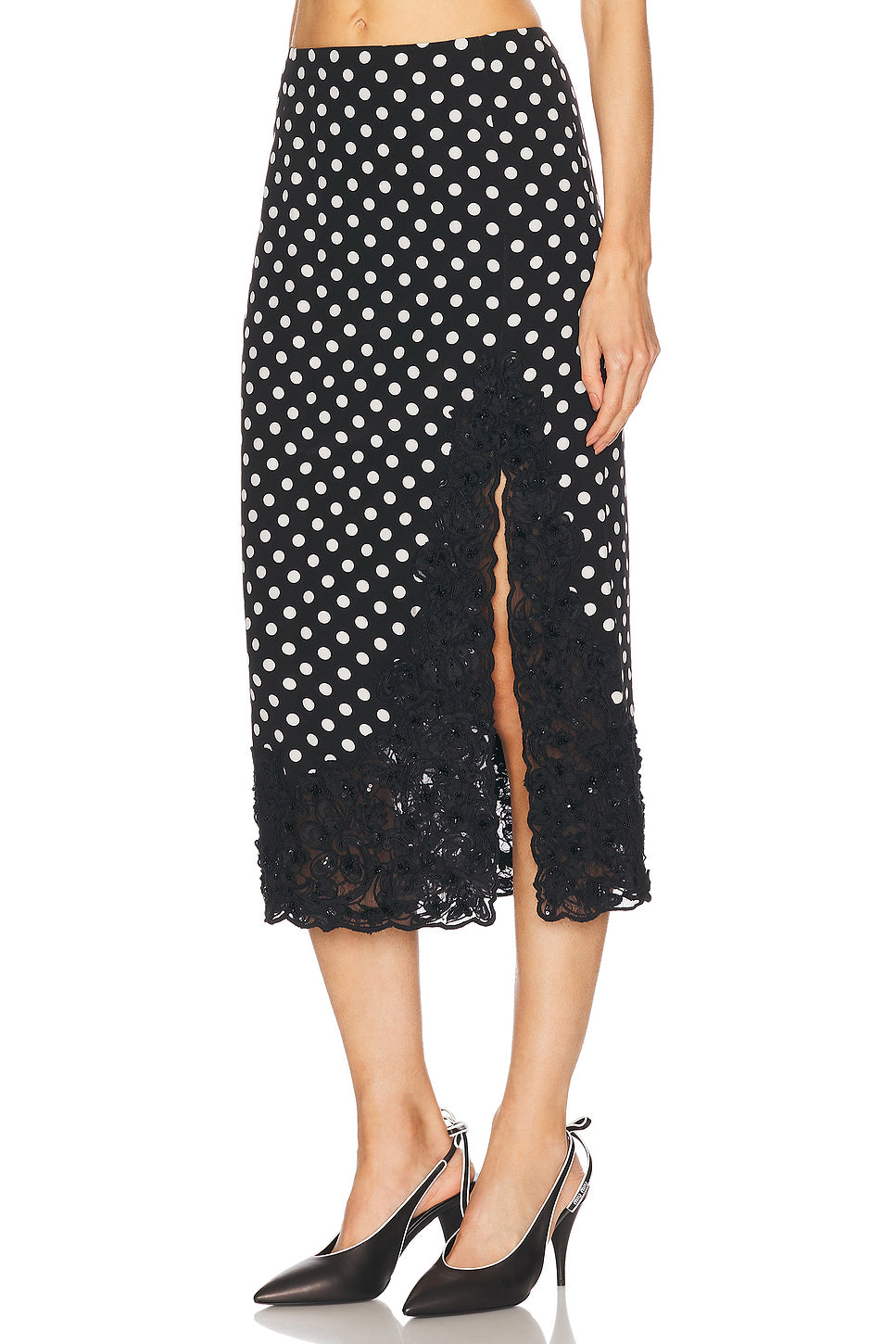 Embellished Midi Skirt