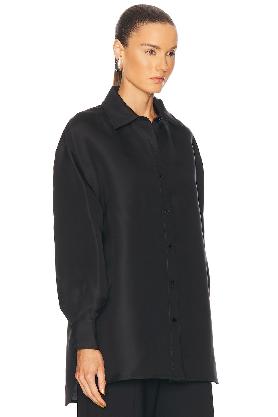 Oversized Button Down Top