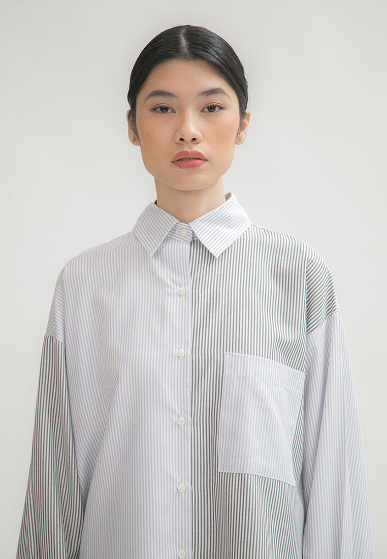 Calista Twotone Shirt