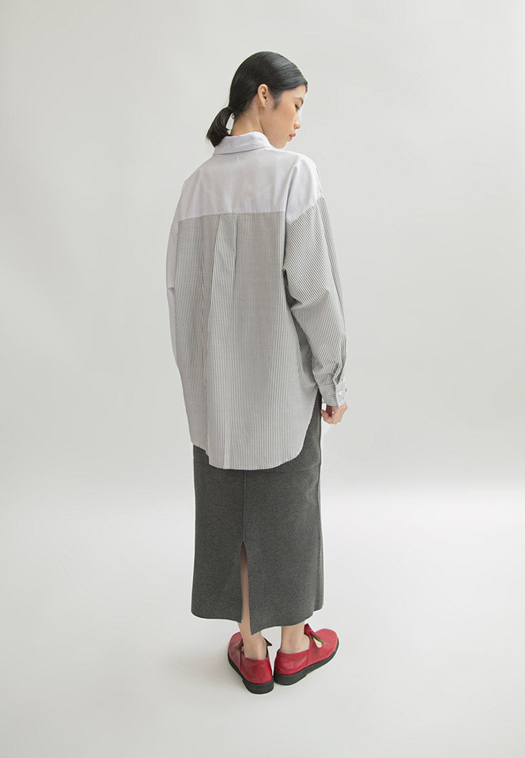 Calista Twotone Shirt