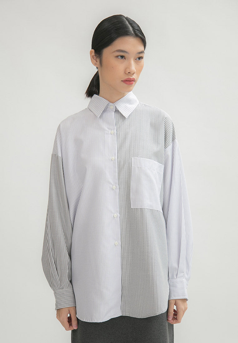 Calista Twotone Shirt