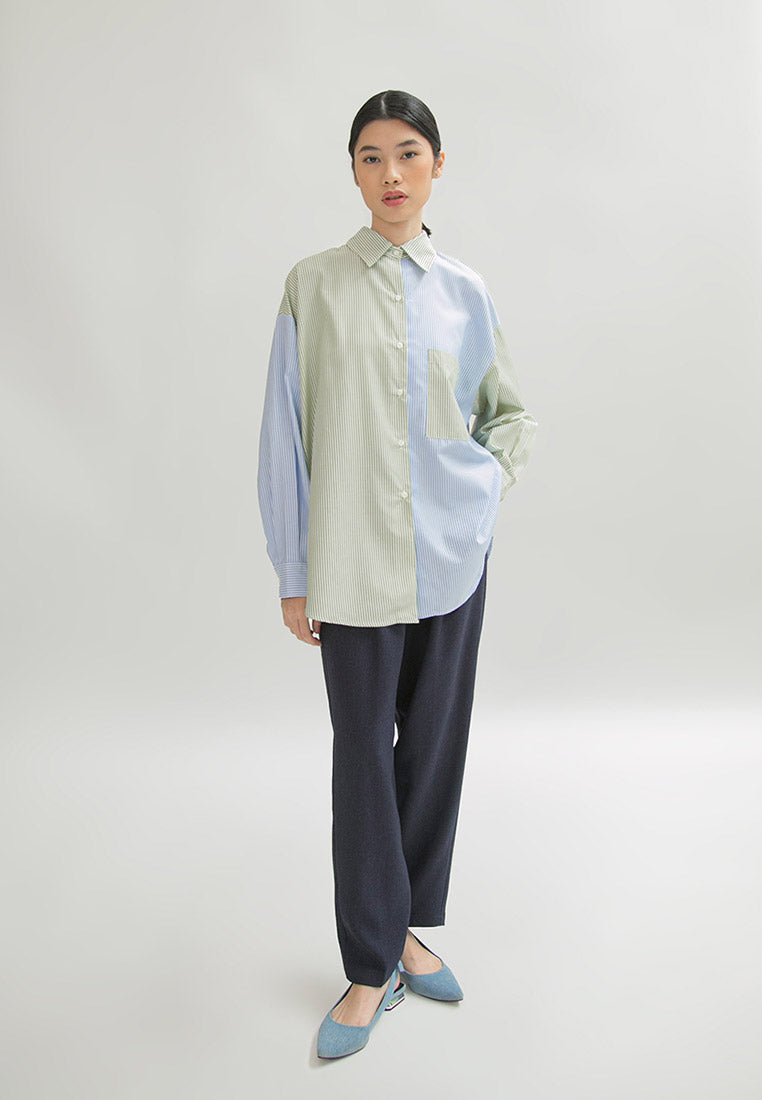 Calista Twotone Shirt