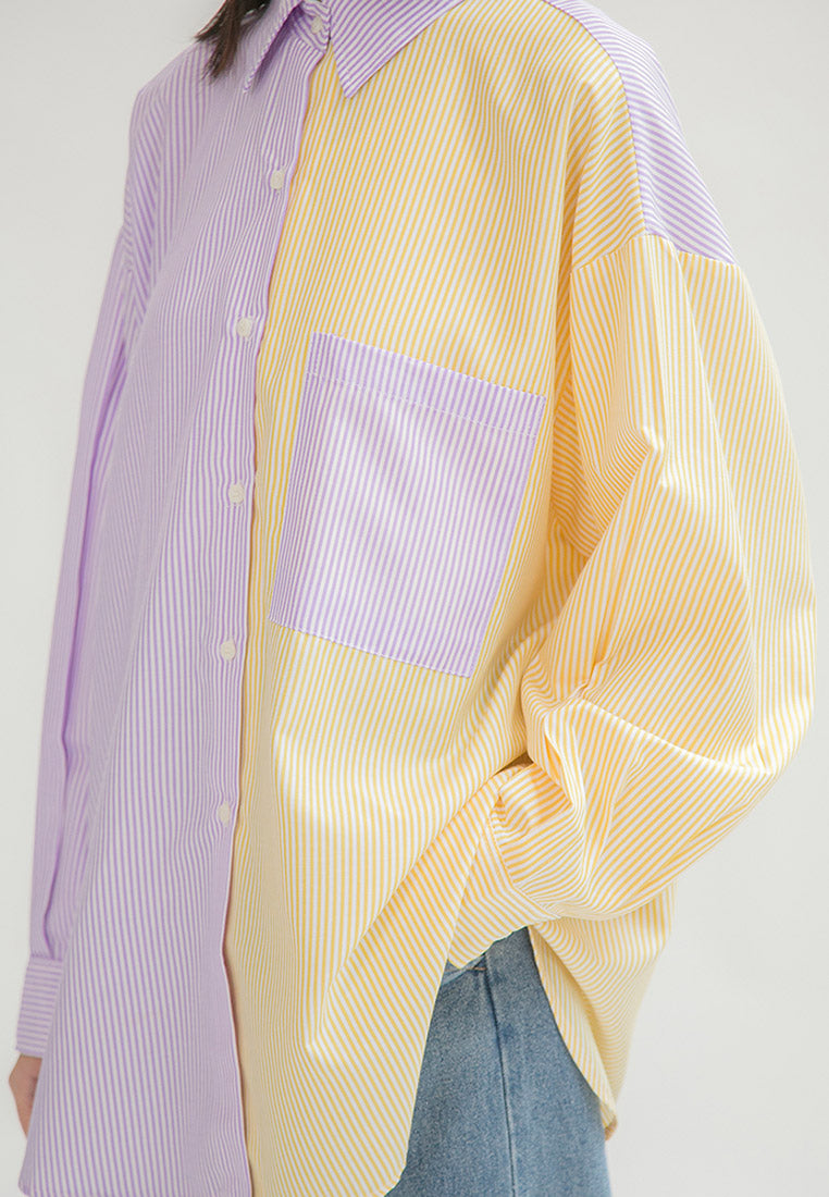 Calista Twotone Shirt