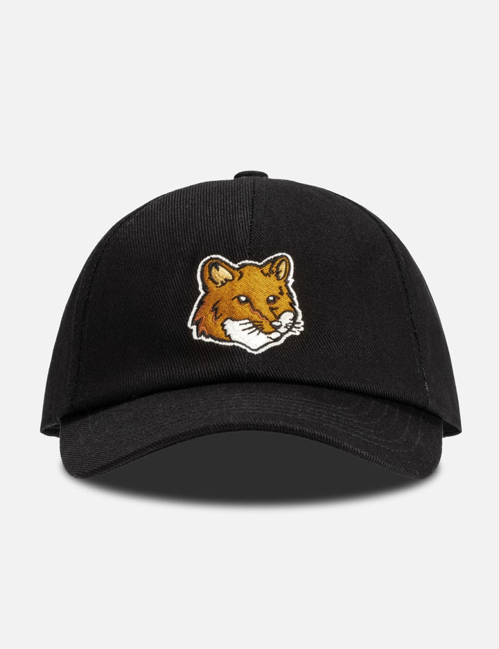 Large Fox Head Embroidery 6p Cap