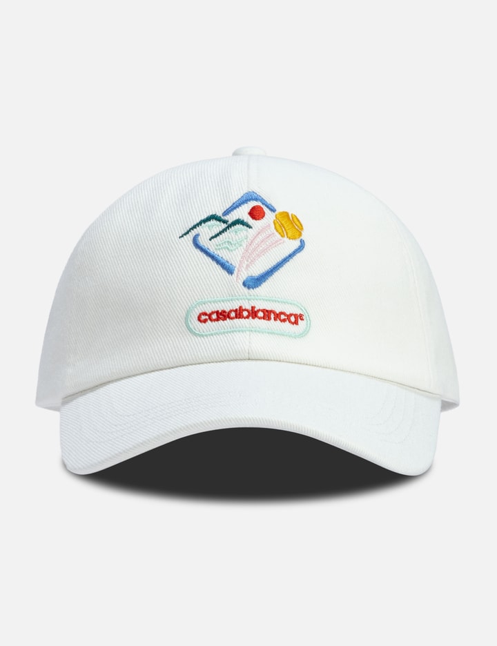 Casablanca Montagne Sportif Embroidered Cap