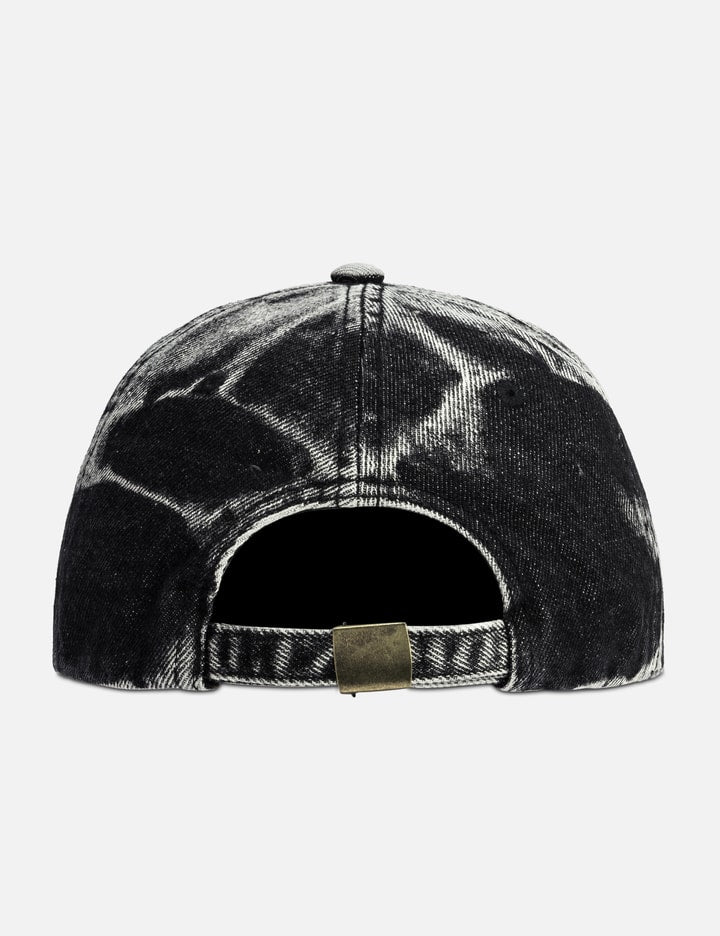 "Aly Distressed Logo Black" Washed Cap