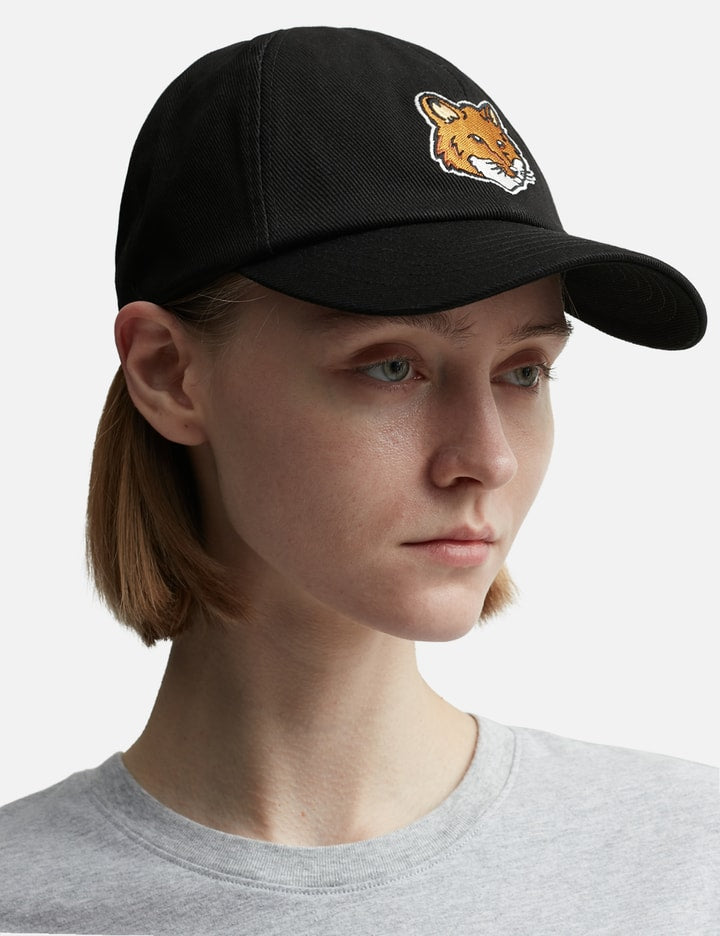 Large Fox Head Embroidery 6p Cap