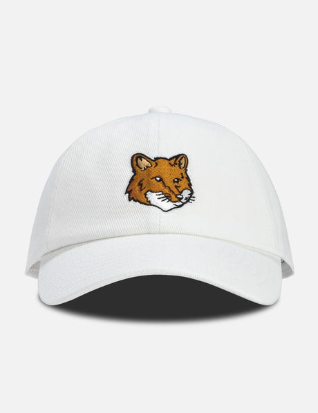 Large Fox Head Embroidery 6p Cap