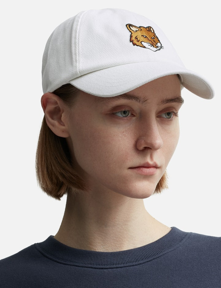 Large Fox Head Embroidery 6p Cap