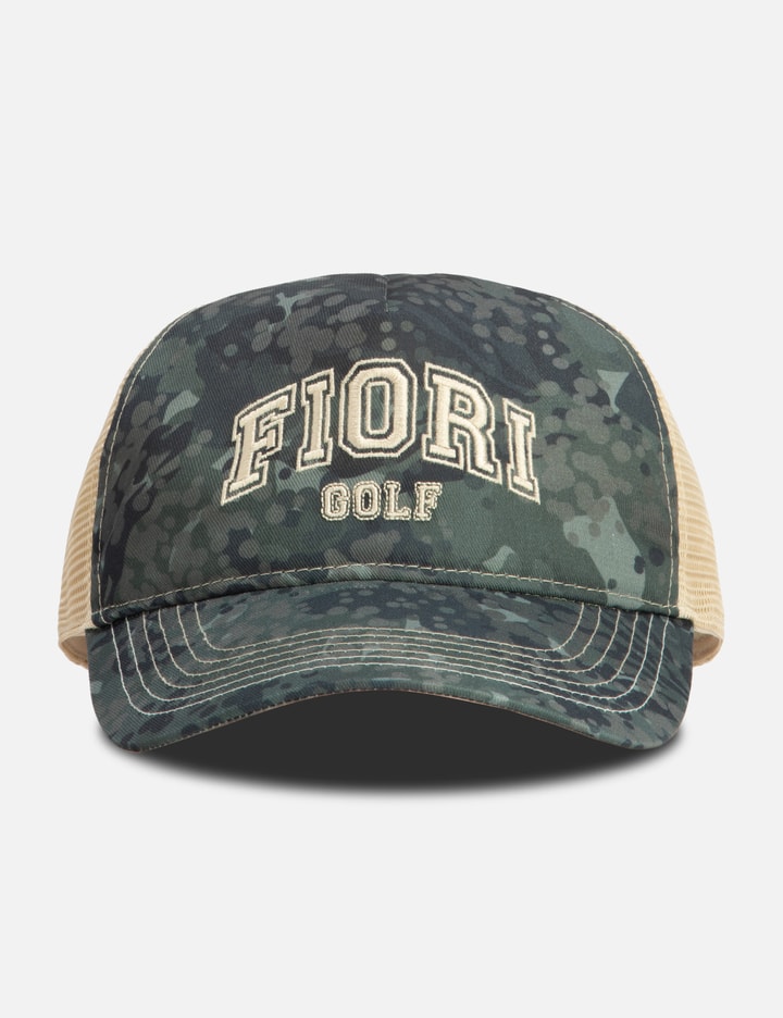 CAMO FLOWER MESH TRUCKER HAT